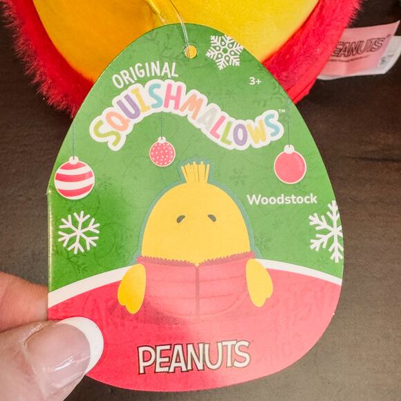 NWT-Holiday Peanuts Woodstock & Snoopy Plush Squishmallows Winter Puffer Jackets - Picture 12 of 16